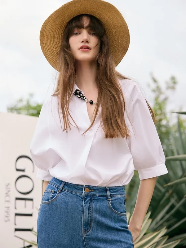 GOELIA Tencel Blend Blouse Review