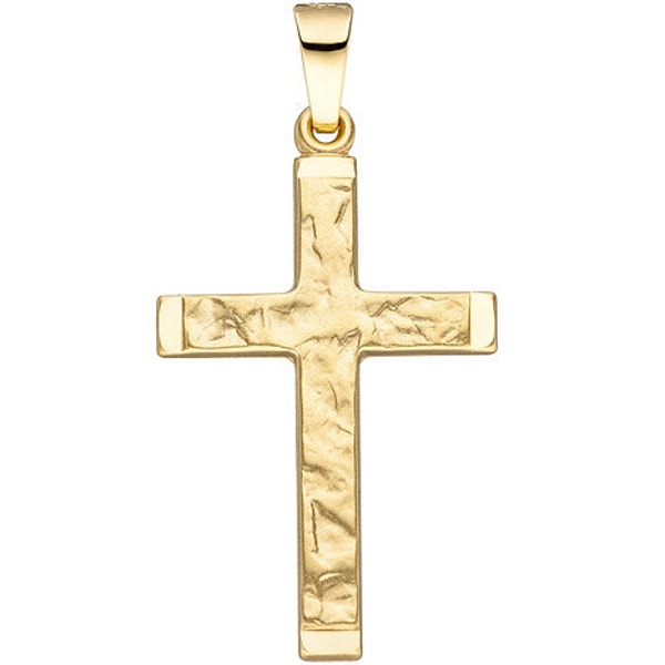GOETTGEN Anh&auml;nger Kreuz Gold 585 Review
