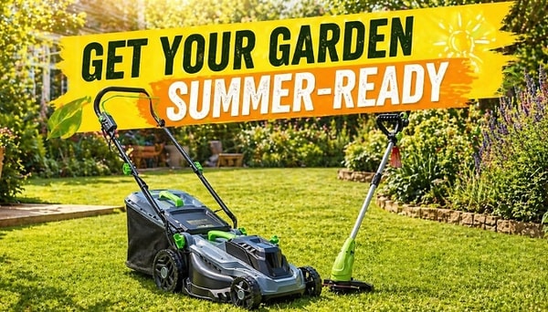 GoGroopie Aerotek 1600W Lawn Mower & Garden Gear Cordless Trimmer Bundle Review