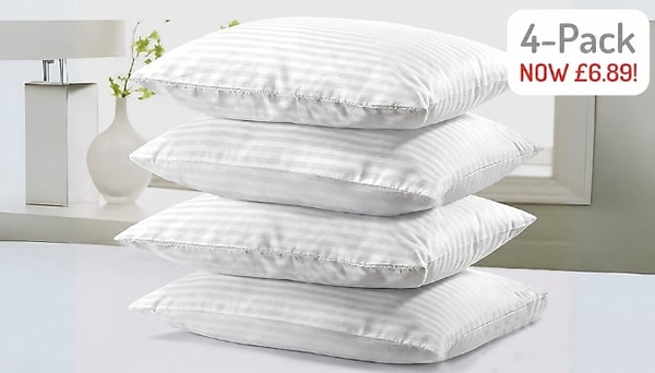 GoGroopie 4 Pack of Striped Bounceback Pillows Review