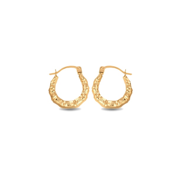 Gold Boutique Striped Twisted Reversible Hoop Earrings Review