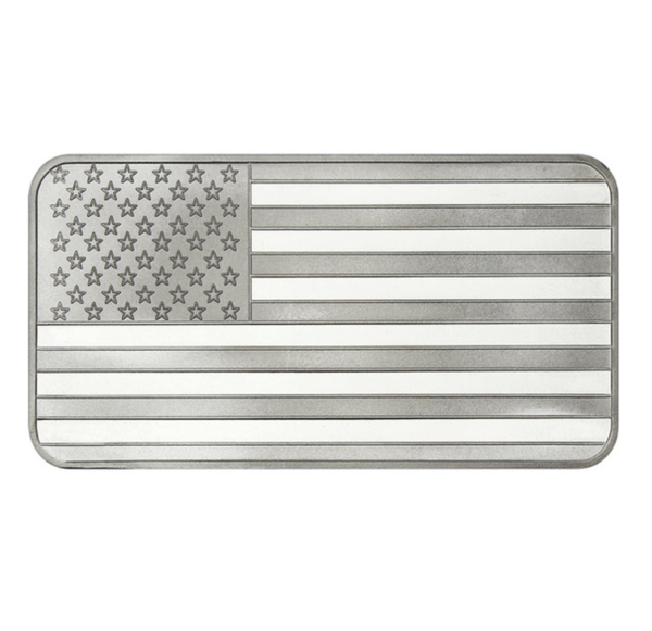 GoldClub Direct 10 oz SilverTowne American Flag Silver Bar Review