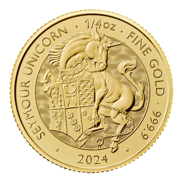 GoldClub Direct 2024 1/4 oz British Gold Royal Tudor Beasts Unicorn Coin Review