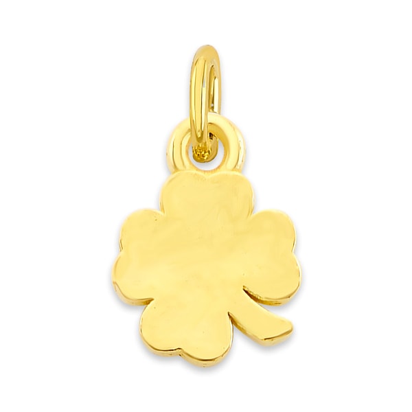 Golden Fire Jewelry Solid Gold Clover Charm Reviews