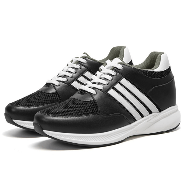 GoldMoral Elevator Sneakers for Men &ndash; 8CM Black Breathable Mesh Sneakers Review
