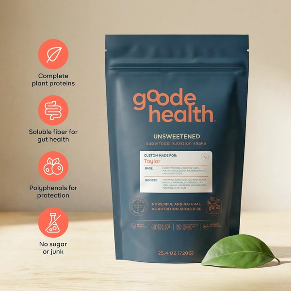 Goode Health Unsweetened Base Superfood Nutrition Shake Review