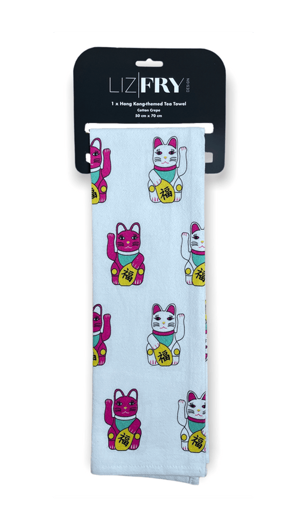 Goods of Desire Tung Choi Street Lucky Cat Tea Towel 評論