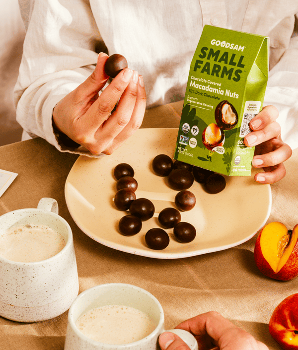 GoodSAM Foods Chocolate Covered Macadamia Nuts Review