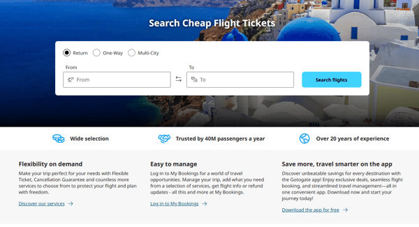 Gotogate Flights Review