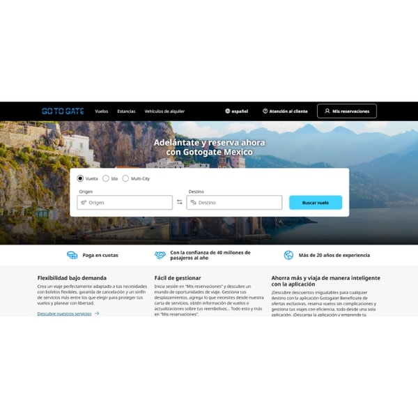 Gotogate Vuelos Rese&ntilde;a