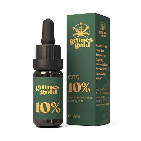 Gr&uuml;nes Gold 10% CBD-&Ouml;l Bewertung