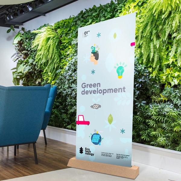 GRDruk.nl Kartonnen Roll-Up Banner Beoordeling