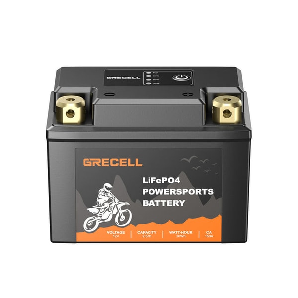 GRECELL Lithium 12V 2.5Ah Motorcycle Battery Review