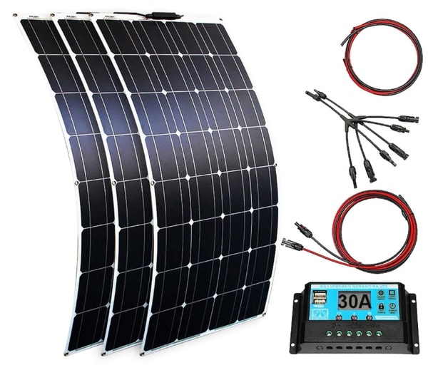 Greenled PANEL SOLARNY ELASTYCZNY 300W + REGULATOR 30A ZESTAW Recenzja