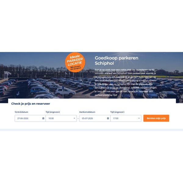 GreenParking Schiphol Airport Parking Review