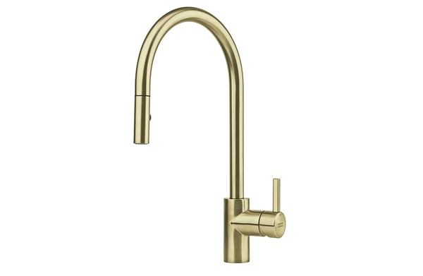 Minspira Grifo cocina Eos Pull-out Spray inox oro Extra&iacute;ble Franke Rese&ntilde;a
