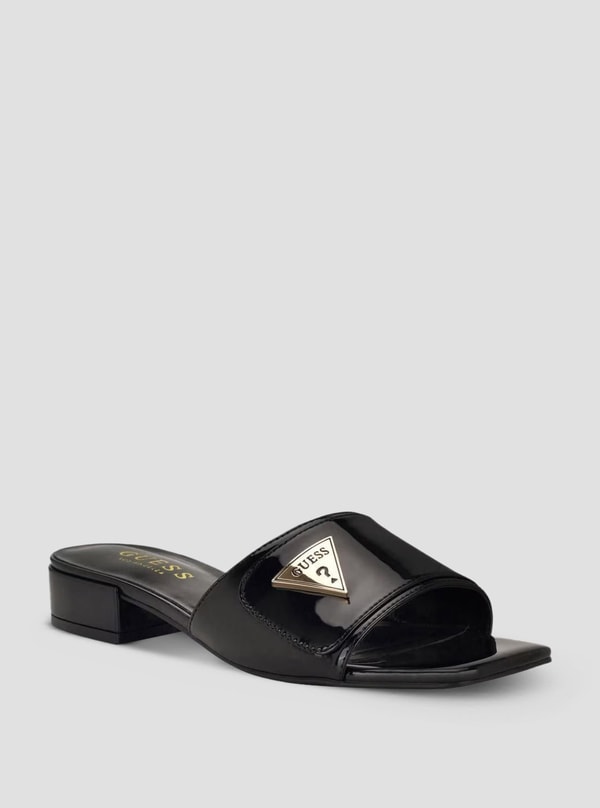 GUESS Black Galynn Slide Sandals Review
