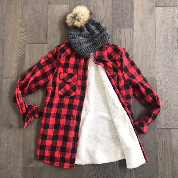 Gunny Sack and Co Sherpa Fleece Lined Flannel Jacket Reviews