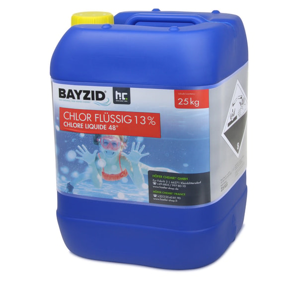 H&ouml;fer Chemie BAYZID Chlor 13% fl&uuml;ssig f&uuml;r Pools in Kanister Bewertung