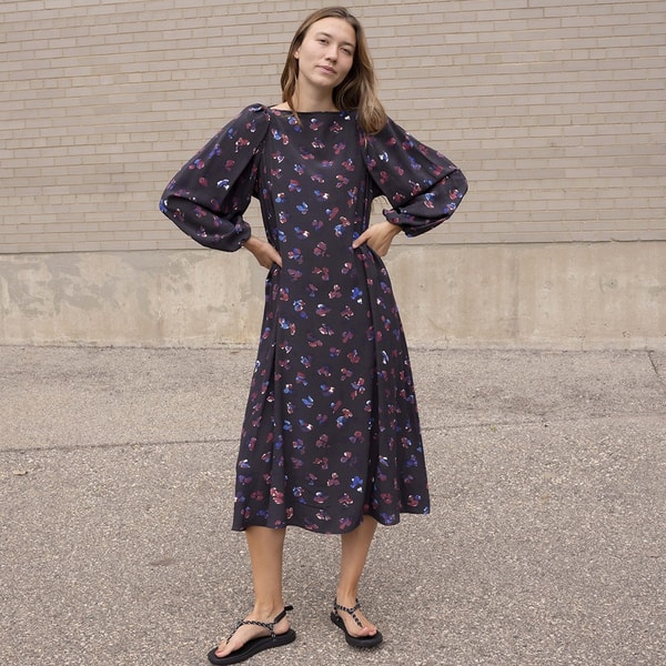Hackwith Design House Limited Edition Boatneck Floral Swing Dress Review