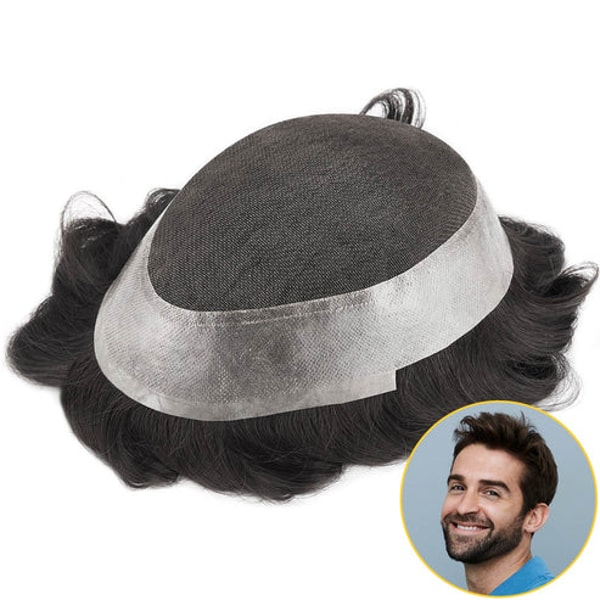 HairBro French Lace Center with Poly Around Hair Replacement System Review
