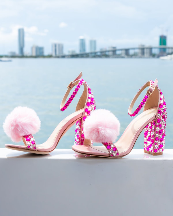 Haley J. Pom Pom Pink Party Shoe Review