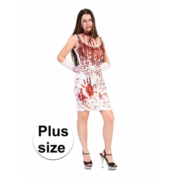 Halloween-feestwinkel.nl Grote Maten Bloederige Horror Jurk Beoordeling