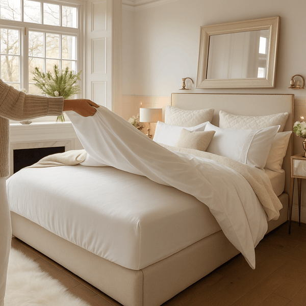Hampton & Astley Egyptian Cotton 500 Thread Count Sateen Luxury Duvet Cover  Review