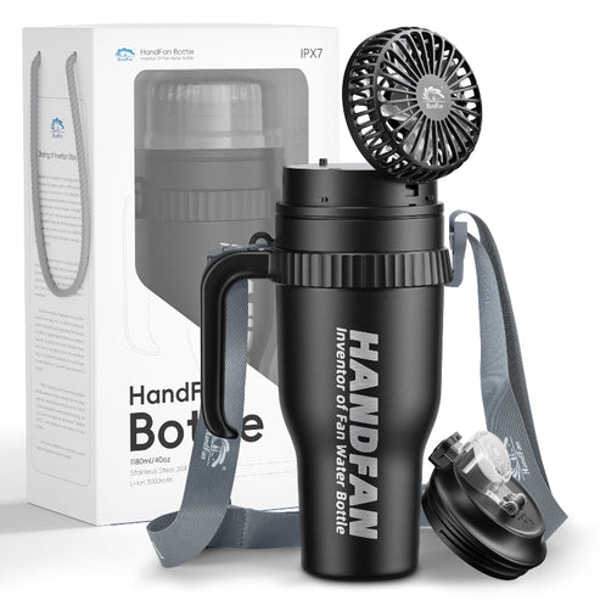 HandFan 40 OZ Water Bottle Fan Reviews