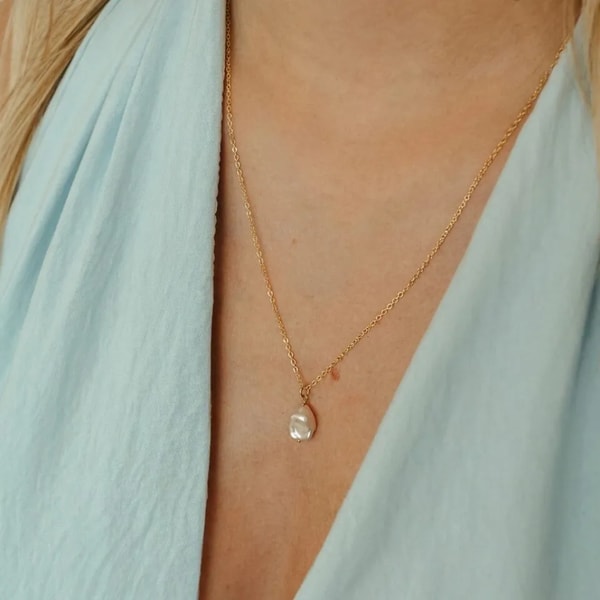 Hanne Detail Ketting barok parel Beoordeling