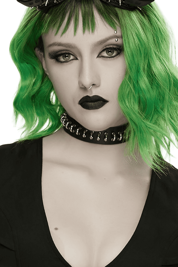 HARD'N'HEAVY Punk Black Leather Choker Review