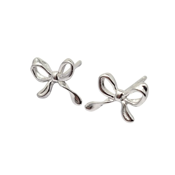HARFI Jewellery Cute Bow Tie Bowknot Silver Everyday Stud Earrings Reviews