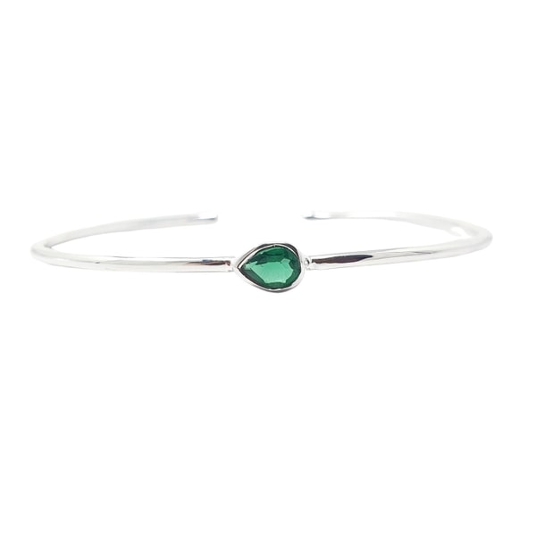 HARFI Jewellery Sterling Silver Emerald May Birthstone Bracelet Reviews