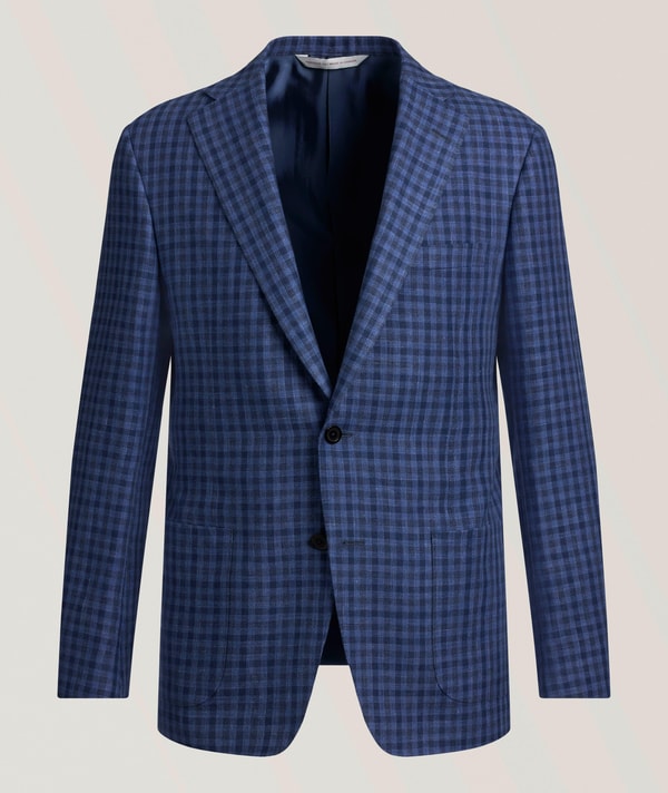 Harry Rosen Samuelsohn Cosmo Gingham Linen-Wool Sport Jacket Review