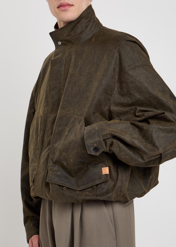 Harvey Nichols CALVIN KLEIN Donald Patch-Pocket Waxed Cotton Jacket Review