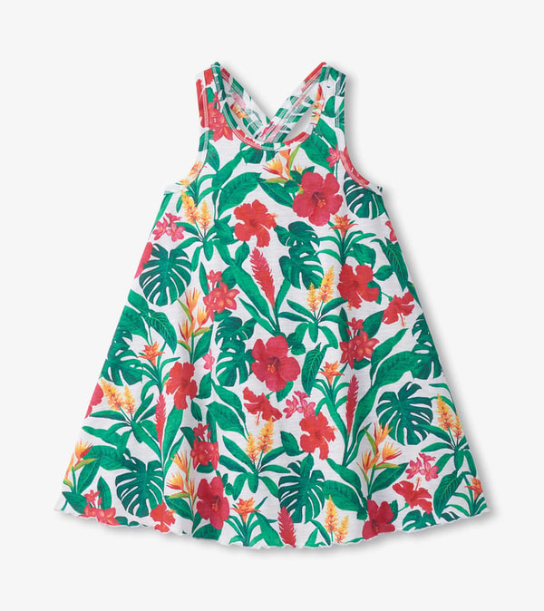 Hatley Girls Tropical Flowers Trapeze Dress Review