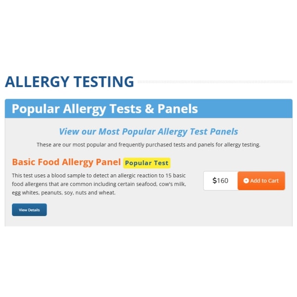 HealthLabs.com Allergy Testing Review