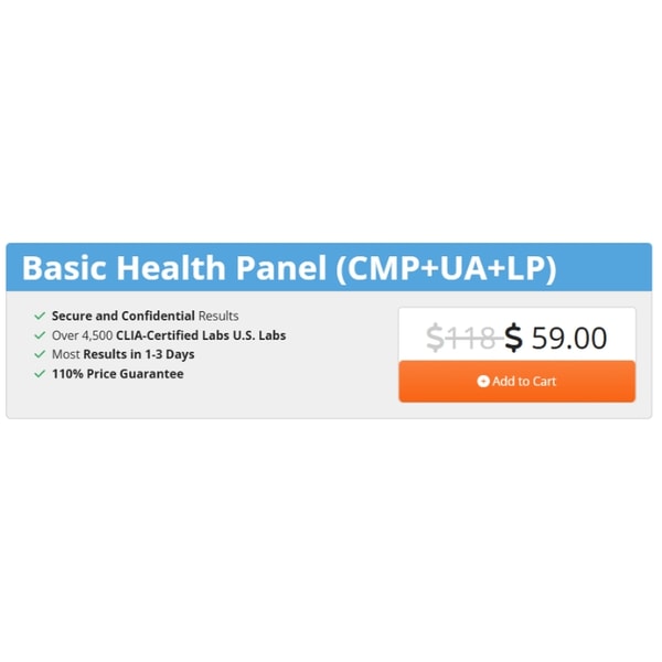 HealthLabs.com Basic Health Panel (CMP+UA+LP) Review