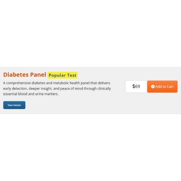 HealthLabs.com Diabetes Panel Review