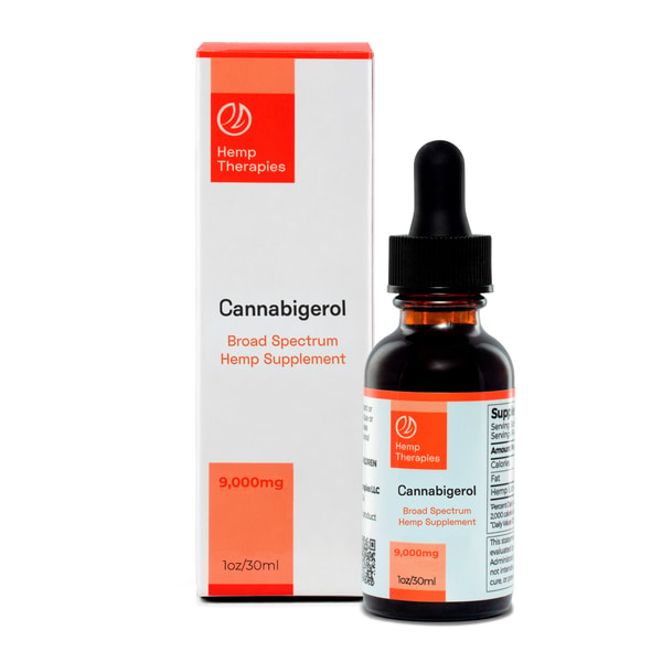 Hemp Therapies CBG THC Free 9,000mg CBG Oil Reviews