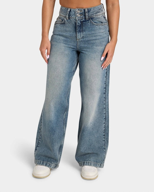 HERA Clothing Womens Wide Leg Denim Jean Review