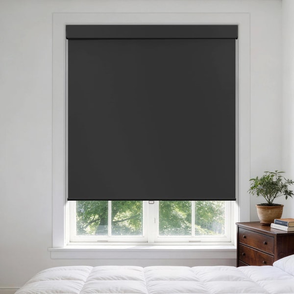 Hestia Blinds Black No-Drill Blackout Roller Shades Review