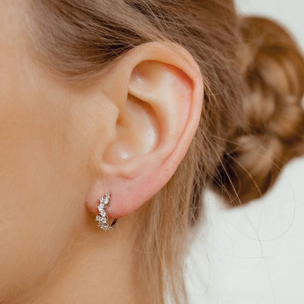 Hey Happiness Constellation Huggie Earrings Sterling Silver Review
