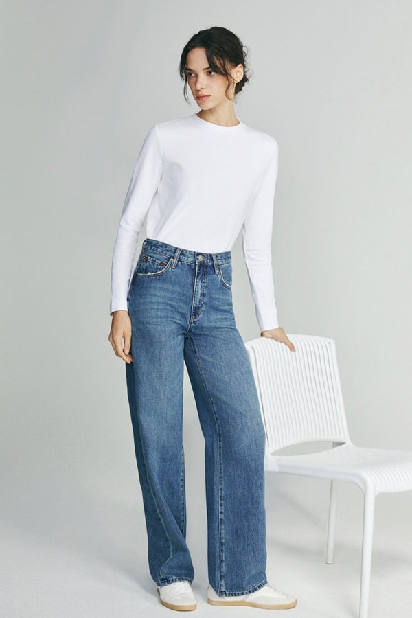 Hey Joanie Coney Island Whitefish High Rise Wide Jeans Review