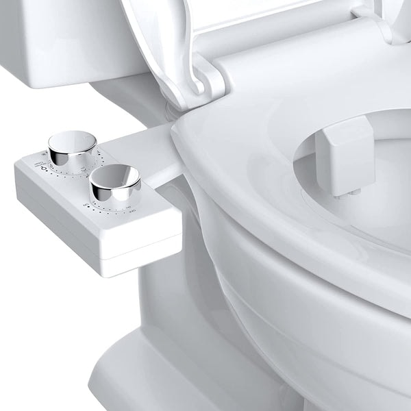 Hibbent Attachable Bidet Non-Electric Bidet with Self-cleaning Dual Nozzle Cold Water - 1103 Review