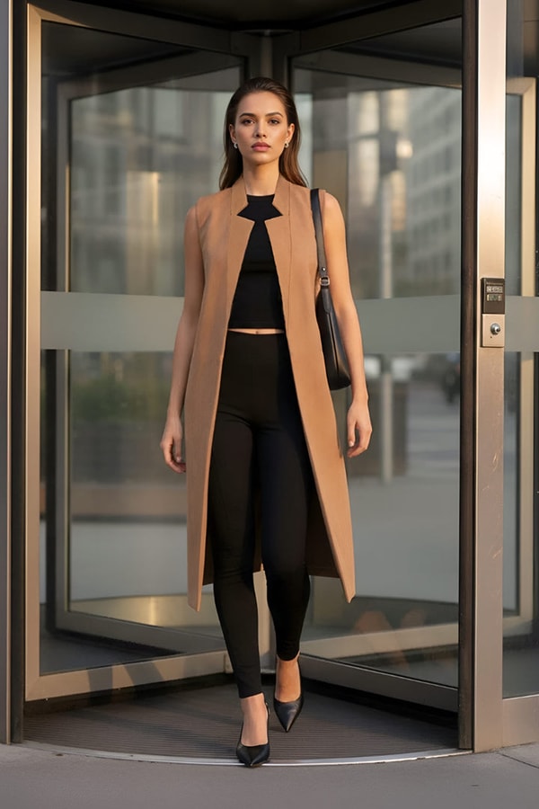 High Street Legging Ajustado Rese&ntilde;a