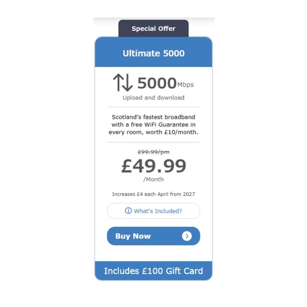 Highland Broadband Ultimate 5000 Review
