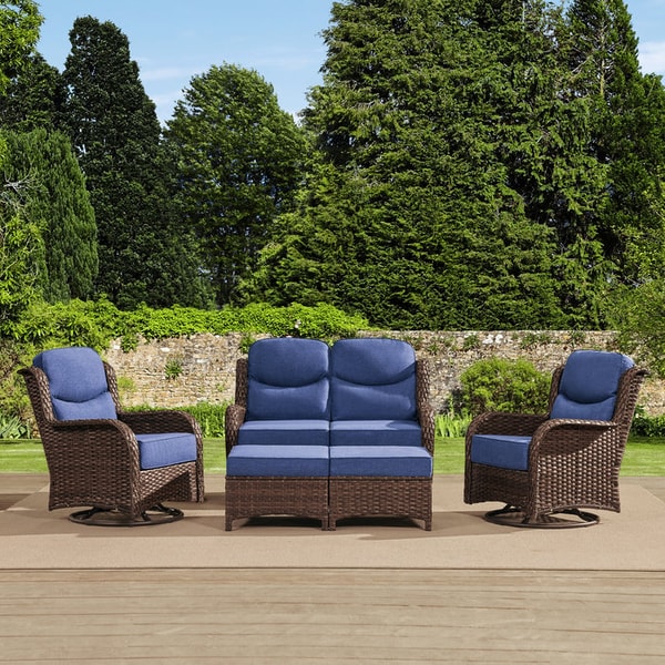 Hillga Hawthorne Loveseat Set  5 Pieces Review