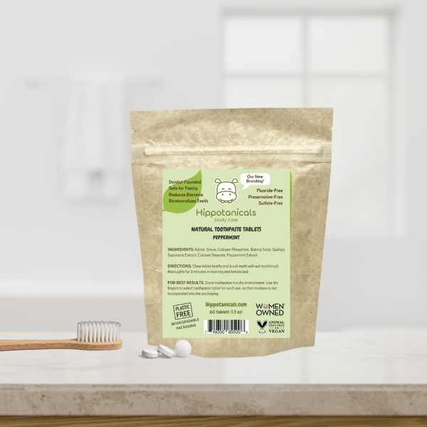Hippotanicals Natural Peppermint Toothpaste Tablets Reviews