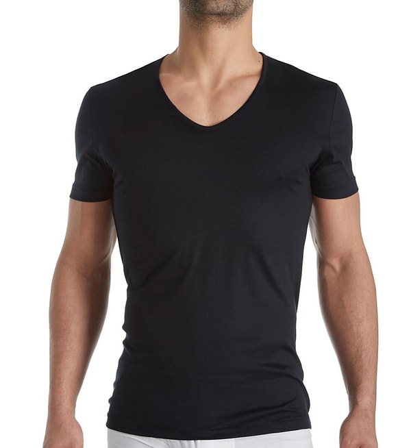 HisRoom Sea Island Luxury Cotton V Neck T-Shirt Review